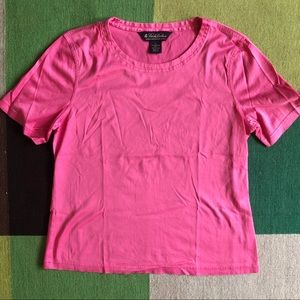 Brooks Brothers performance knit shirt, fuchsia